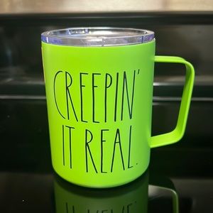 Rae Dunn “Creepin It Real” Halloween Insulated Stainless Steel Mug 12oz